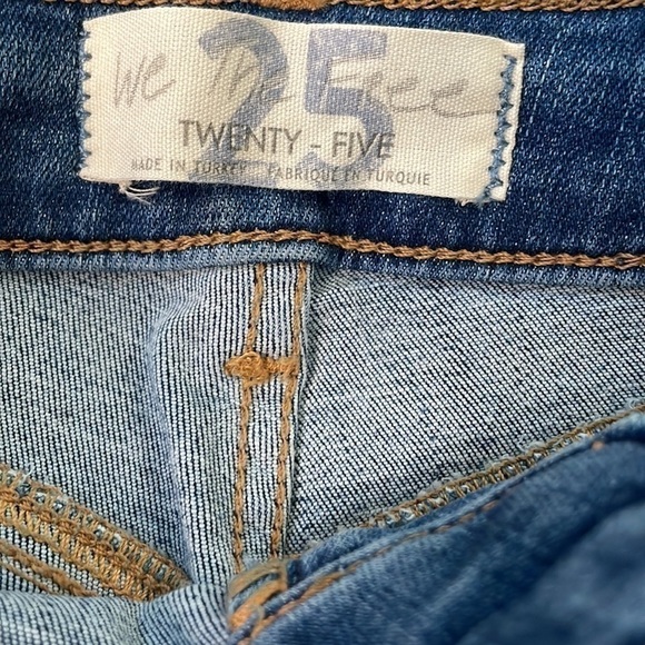 FREE PEOPLE | NWT FREE PEOPLE DAYBREAK DENIM SKINNY JEANS, SIZE 25 - Picture 4 of 5